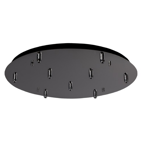 Kuzco Lighting Multi-Port Canopy Black Chrome Ceiling Adaptor by Kuzco Lighting CNP09AC-BC