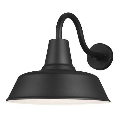 Visual Comfort Studio Collection LED Outdoor Barn Light in Black by Visual Comfort Studio 8837401-12/T