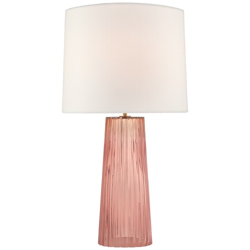 Visual Comfort Signature Collection Barbara Barry Danube Table Lamp in Rosewater by Visual Comfort Signature BBL3120RSWL