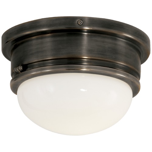 E.F. Chapman Marine Flush Mount in Bronze by Visual Comfort Signature