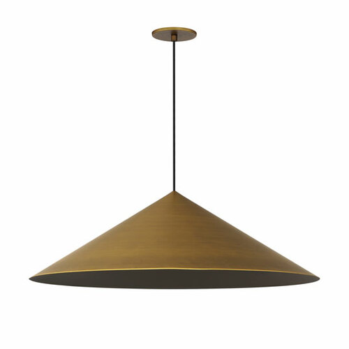 Pitch 30-Inch LED Pendant in Antique Brass by ET2 Lighting