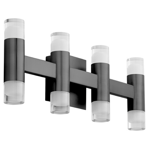 Oxygen Alarum Black LED Bathroom Light
