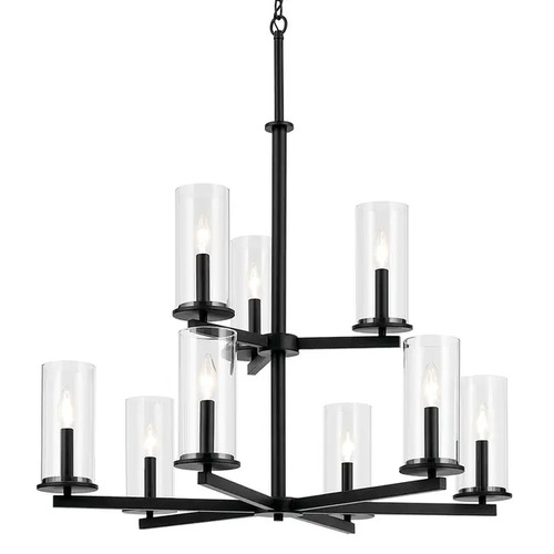 Kichler Lighting Kichler Lighting Crosby Black Chandelier 44014BK