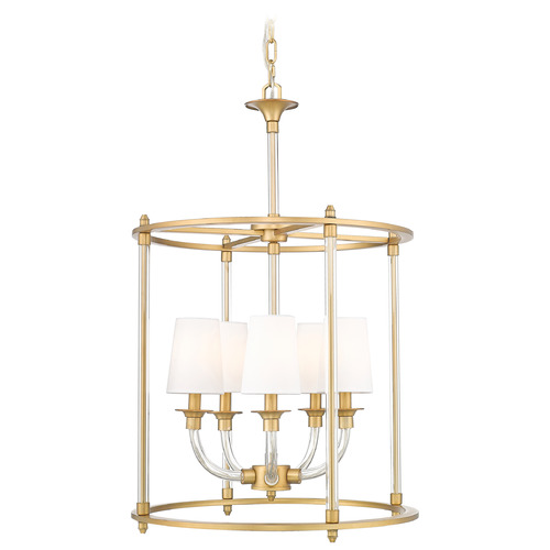 Z-Lite Katerina Rubbed Brass Mini-Chandelier