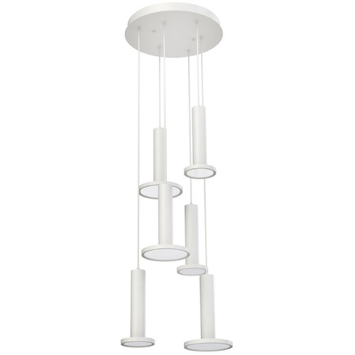 Afx Lighting Luna White LED Multi-Light Pendant