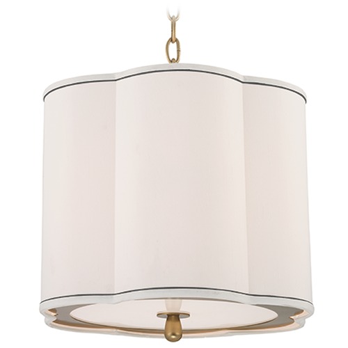 Sweeny 3-Light Pendant in Aged Brass by Hudson Valley Lighting