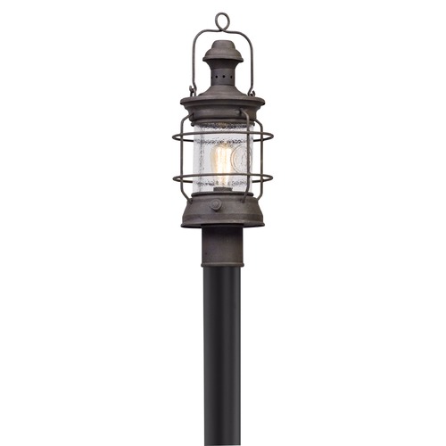 Atkins 21-Inch Heritage Bronze Post Light by Troy Lighting