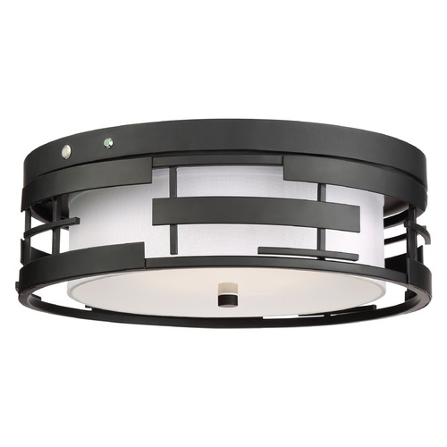 Nuvo Lighting Lansing Textured Black Flush Mount by Nuvo Lighting 60/6434