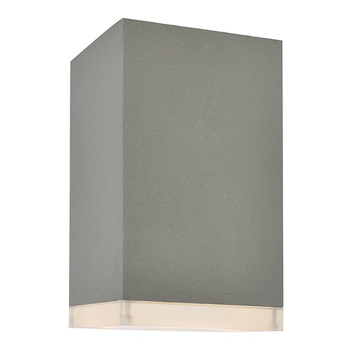 Silver 8-Inch High LED Outdoor Flush Mount by Avenue Lighting