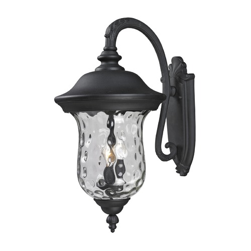 Z-Lite Armstrong Black Outdoor Wall Light by Z-Lite 534B-BK