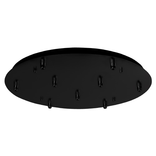 Multi-Port Canopy Black Ceiling Adaptor by Kuzco Lighting