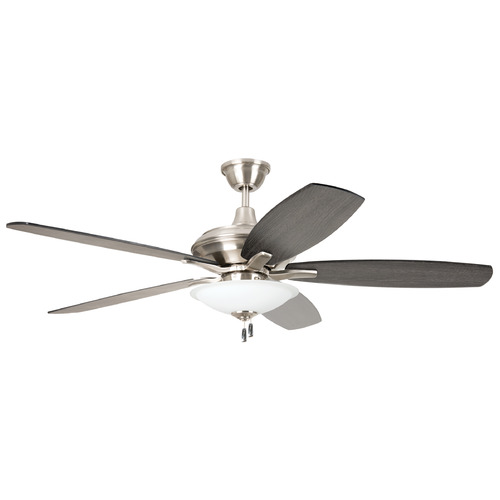 Craftmade Lighting Jamison 52-Inch LED Fan in Brushed Nickel by Craftmade Lighting JAM52BNK5-LED-FBGW