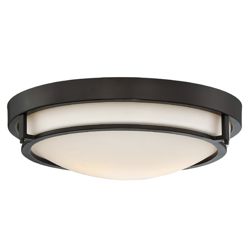 Meridian 13-Inch Flush Mount in Oil Rubbed Bronze by Meridian M60019ORB