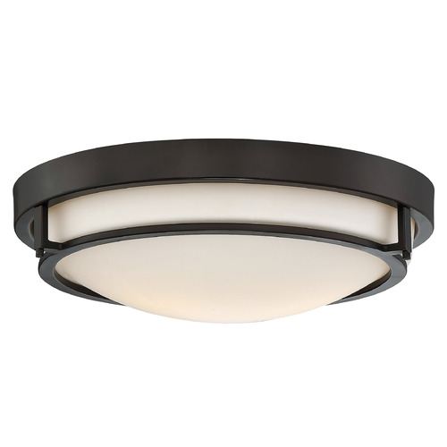 13-Inch Flush Mount in Oil Rubbed Bronze by Meridian