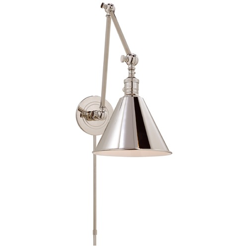 Visual Comfort Signature Collection E.F. Chapman Boston Library Light in Polished Nickel by Visual Comfort Signature SL2923PN