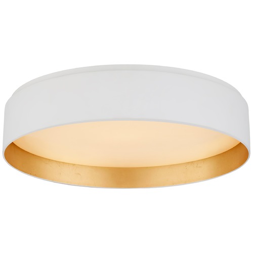 Studio VC Shaw Large Flush Mount in Matte White by Visual Comfort Signature