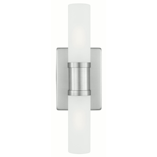 Visual Comfort Studio Collection Keaton Brushed Nickel Vertical Bathroom Light
