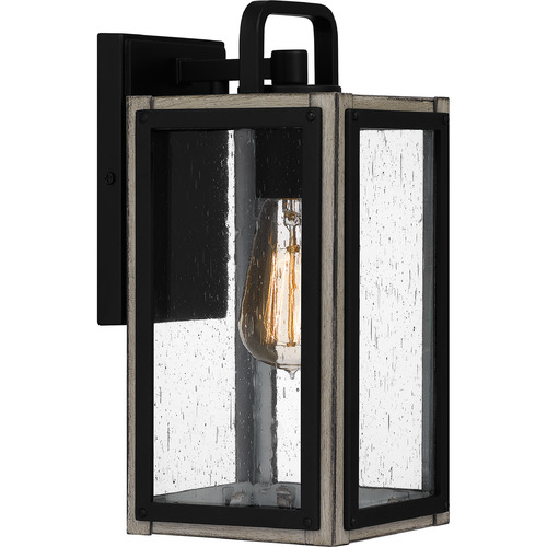 Quoizel Lighting Bramshaw Outdoor Wall Light in Matte Black by Quoizel Lighting BRAM8405MBK