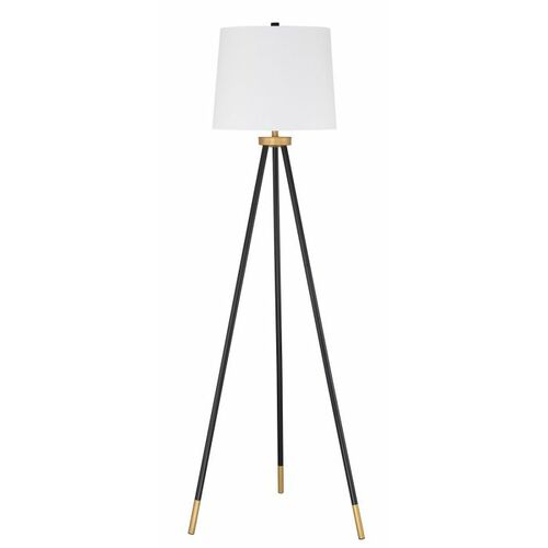 Floor Lamp in Painted Black & Gold by Craftmade Lighting