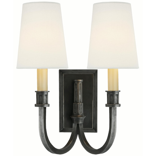 Visual Comfort Signature Collection Thomas O'brien Modern Library Bronze Sconce