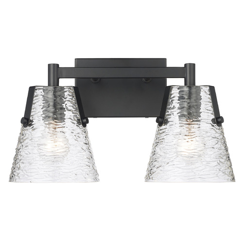 Z-Lite Analia Matte Black Bathroom Light