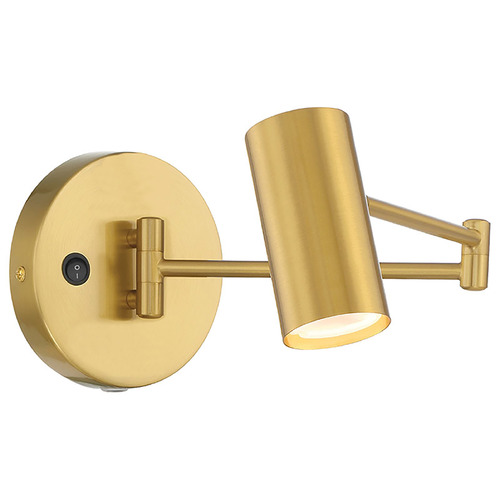 Access Lighting Juhl Antique Brushed Brass LED Switched Sconce by Access Lighting 72015LEDD-ABB
