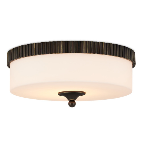 Currey and Company Bryce Oil Rubbed Bronze LED Flushmount Light