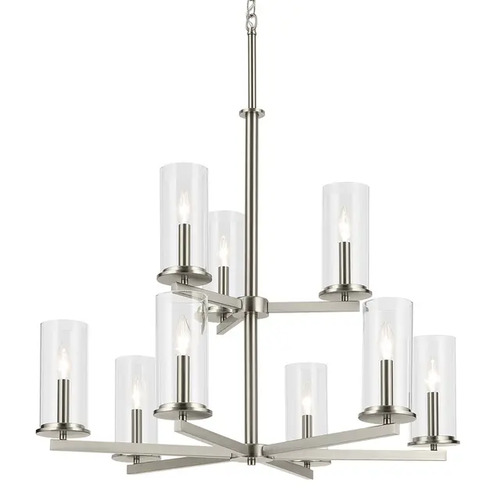 Kichler Lighting Kichler Lighting Crosby Brushed Nickel Chandelier 44014NI