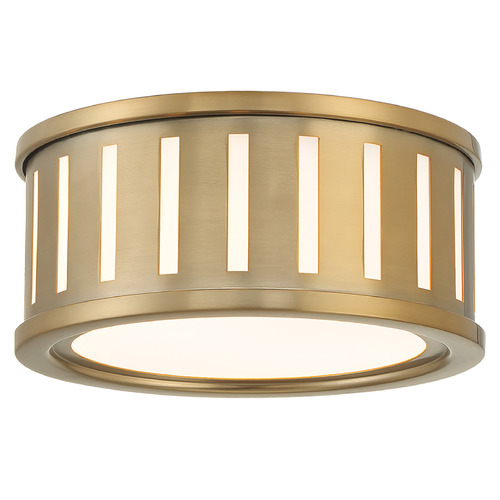 Crystorama Lighting Kendal Vibrant Gold Flushmount Light