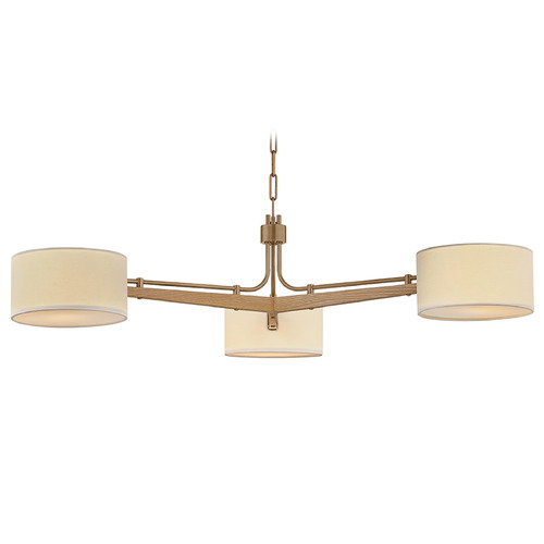 Troy Lighting Mailo Patina Brass LED Chandelier