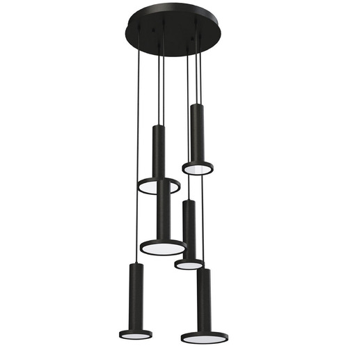 Afx Lighting Luna Black LED Multi-Light Pendant