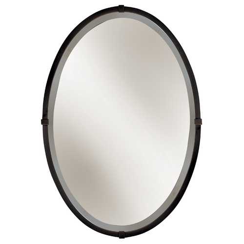 Oval 22-Inch Decorative Mirror