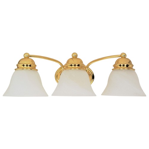 Empire 21-Inch Polished Brass Vanity Light by Nuvo Lighting