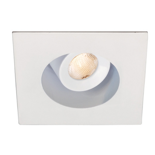 1-Inch Square Eyeball & Gimbal Ring White LED Recessed Trim by WAC Lighting