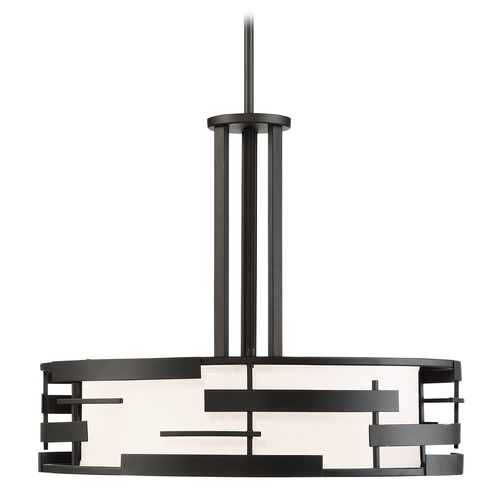 Lansing Textured Black Pendant by Nuvo Lighting