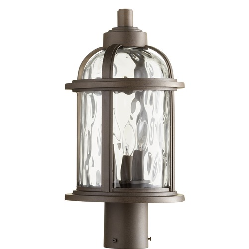 Quorum Lighting Winston Oiled Bronze Post Light by Quorum Lighting 7762-3-86