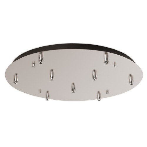 Multi-Port Canopy Brushed Nickel Ceiling Adaptor by Kuzco Lighting