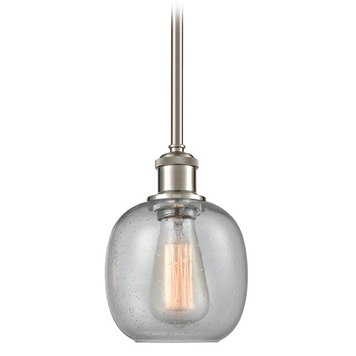 Innovations Lighting Innovations Lighting Belfast Brushed Satin Nickel Mini-Pendant Light with Globe Shade 516-1S-SN-G104