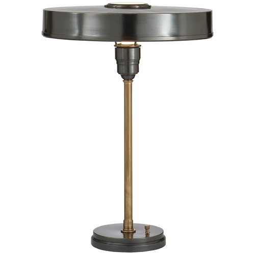 Visual Comfort Signature Collection Thomas OBrien Carlo Table Lamp in Bronze & Brass by Visual Comfort Signature TOB3190BZHAB