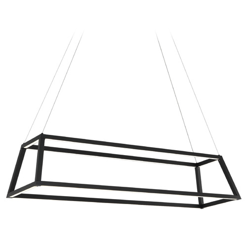 Matteo Lighting Carlington Matte Black LED Pendant Light