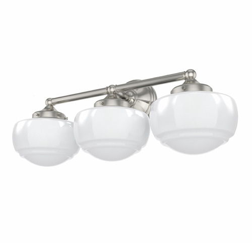 Hunter Fan Company Saddle Creek Brushed Nickel Bathroom Light