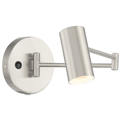 Access Lighting Juhl Brushed Steel LED Switched Sconce by Access Lighting 72015LEDD-BS