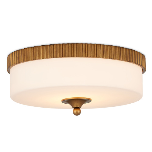 Currey and Company Bryce Gold LED Flushmount Light