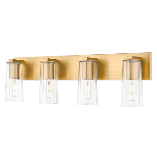 Z-Lite Z-Lite Titus Modern Gold Bathroom Light 826-4V-MGLD