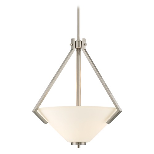 Nome Brushed Nickel Pendant by Nuvo Lighting