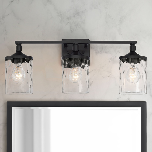 Colton 24-Inch Vanity Light in Matte Black by HomePlace