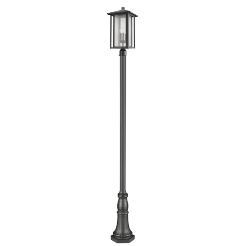 Aspen Black Post Light by Z-Lite