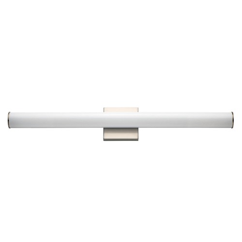 Rail Satin Nickel LED Vertical Bathroom Light by Maxim Lighting