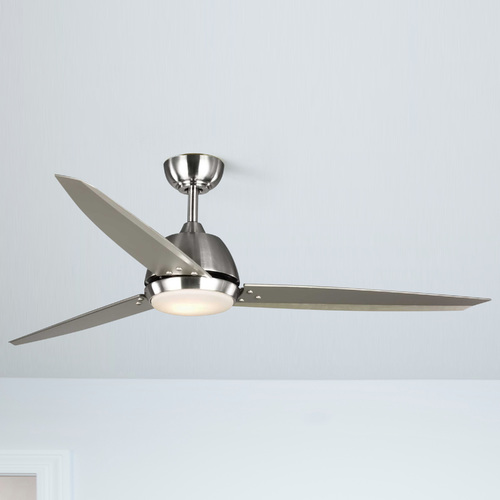 Progress Lighting Oriole Brushed Nickel LED Ceiling Fan by Progress Lighting P2592-0930K
