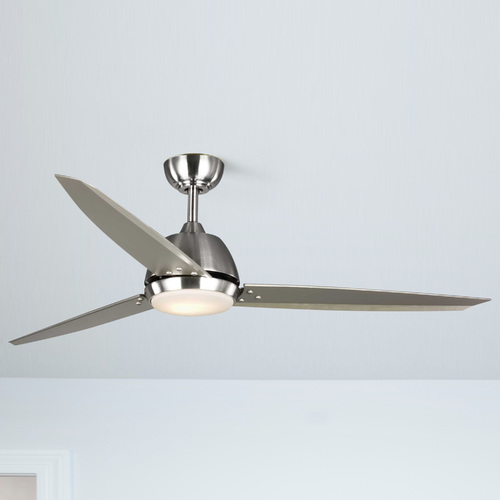 Oriole Brushed Nickel LED Ceiling Fan by Progress Lighting